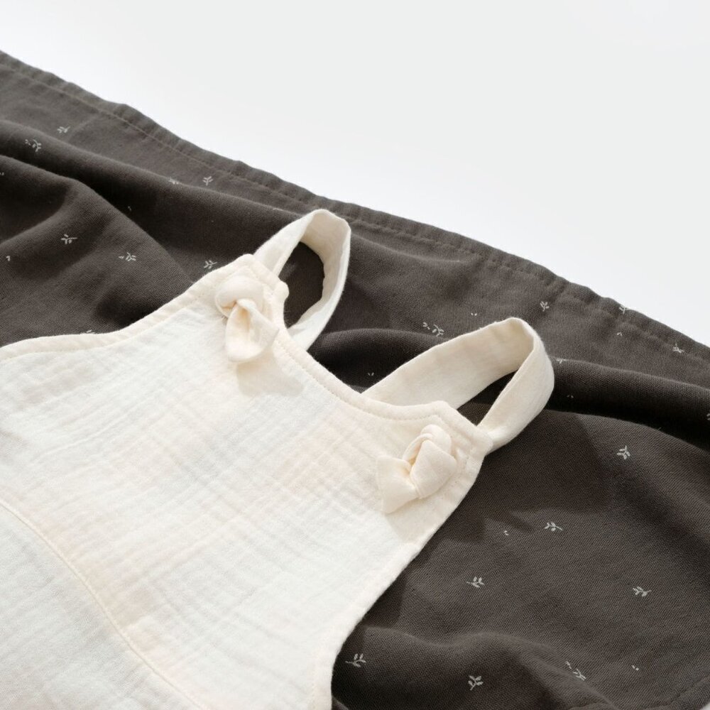 100% Organic Cotton Salopet Romper - Picture 5 of 12